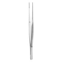 7" Cushing Forceps - serrated handle dress serrated tips