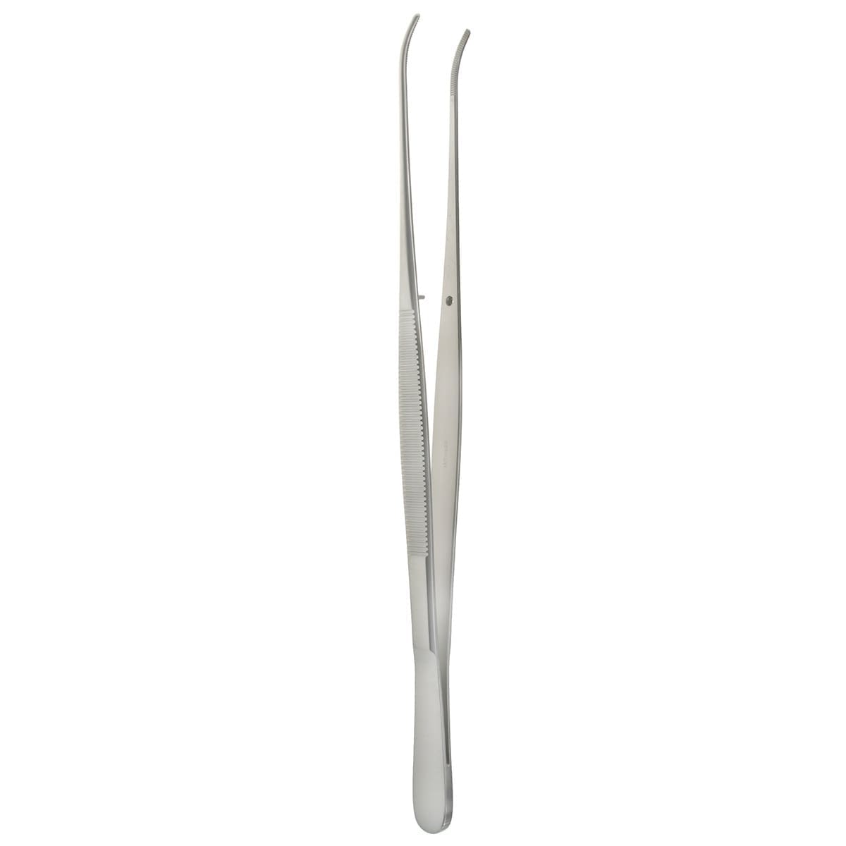 8" Brophy Forceps - curved delicate serr