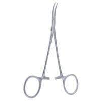 4 3/4" Fine Point Mosquito Forceps - curved