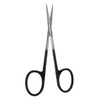 4 1/2" Iris Scissors – Straight Sq. Shanks Super-Cut Large Rings