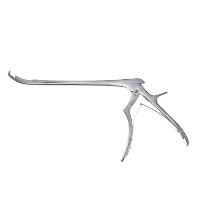 Foraminotomy Rongeur, 8", 3mm Curved up, Hinged, Stainless Steel