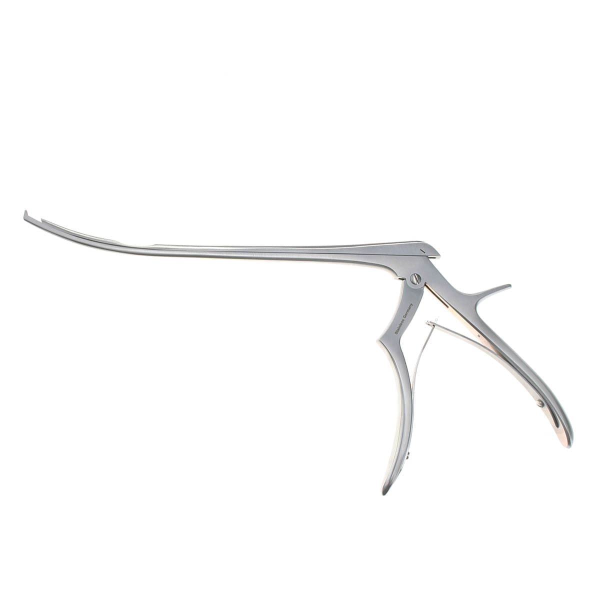 8" Foraminotomy Rongeur, 2mm Curved Up Streamline Stainless Steel