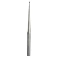 Brun Curette -1 angled hex handle 9"