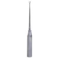Cone Ring Curette - 9" straight size 2 6mm