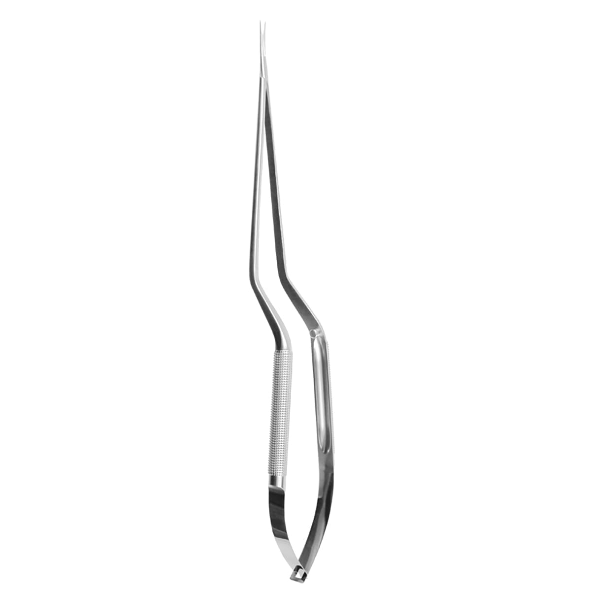 Micro Scissors - round handle 10.5cm shaft straight blades