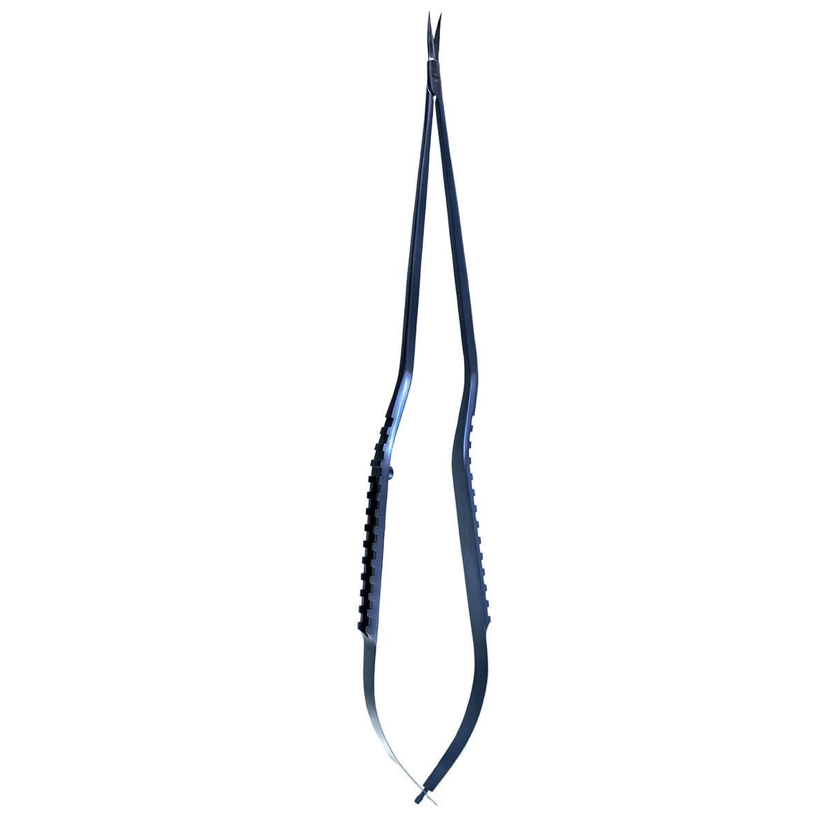 8 3/4" Yasargil Micro Scissors -titanium curved micro blades