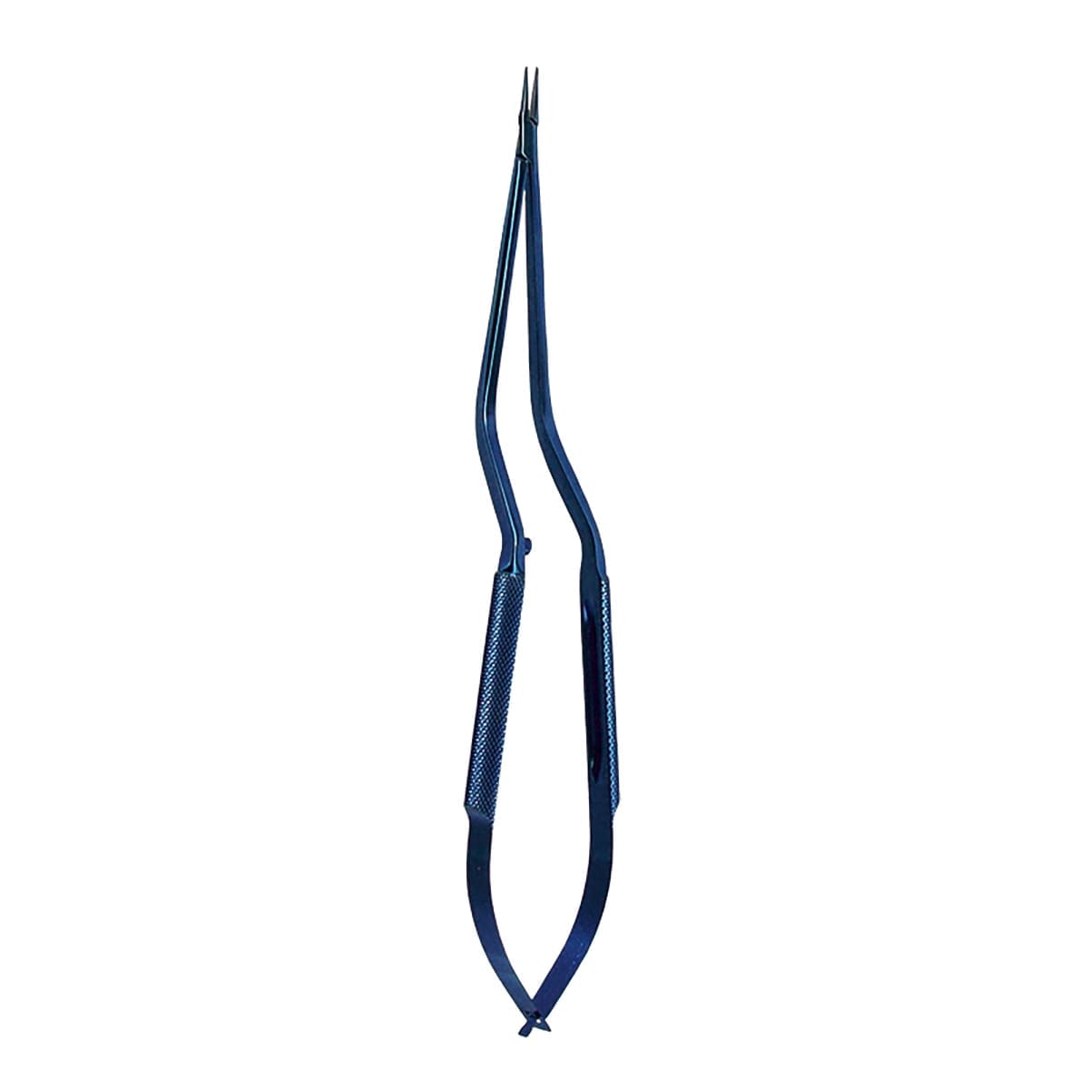 8.5" Titanium Rhoton Micro Needle Holder - Bayonet straight