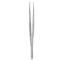 Micro Jeweler Forceps - .3mm tips angled 40° 9mm handle 7"