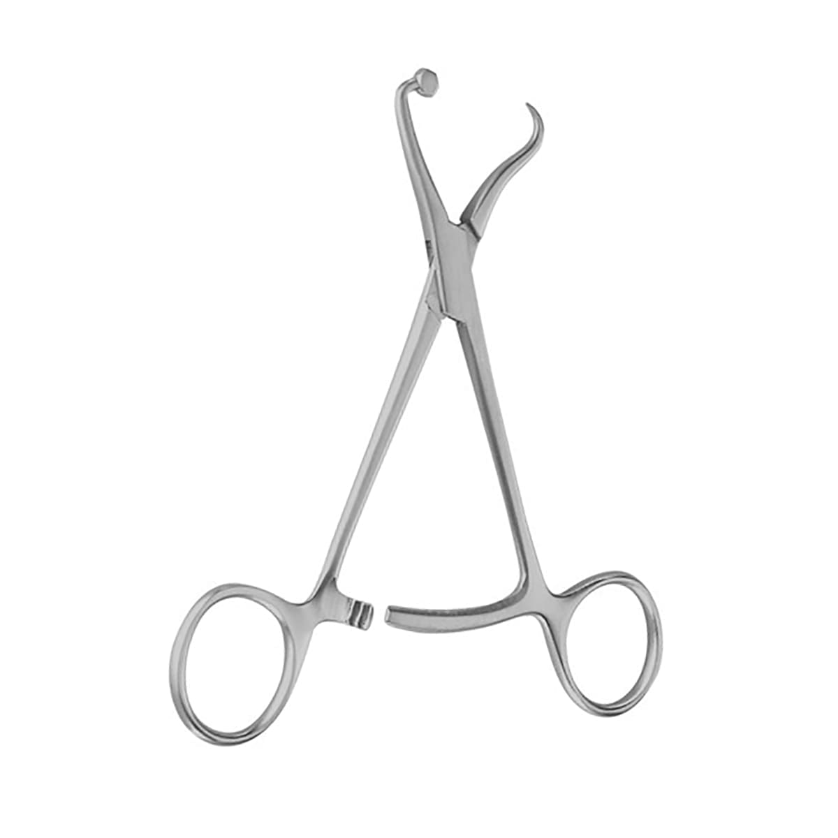 4 3/4" Plate & Bone Holding Forceps - Tip/Foot Plate