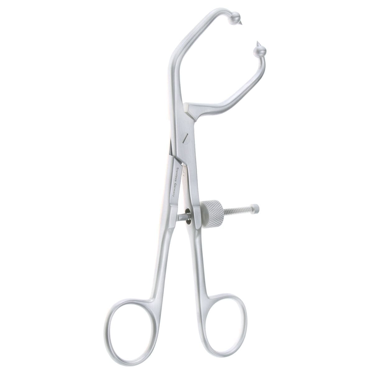 7 3/8" Pelvic Reduction Forceps - Angled - Pointed