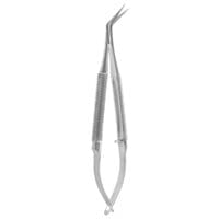 4 1/2" Castroviejo Micro Scissors - round handle 45°