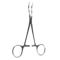 5 1/4" Cooley Pediatric Clamp - straight shanks spoon jaw