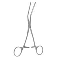 7" Cooley Peripheral Vascular Clamp - jaws 45°