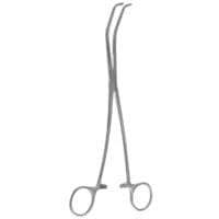 10 1/4" Satinsky Vena Cava Clamp - cross-serrated jaws