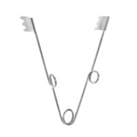 3 1/2" Vascular Spring Wire Retractor - small