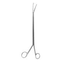13-1/4" VATS Dennis Forceps - 7mm Shaft Serrated Jaws