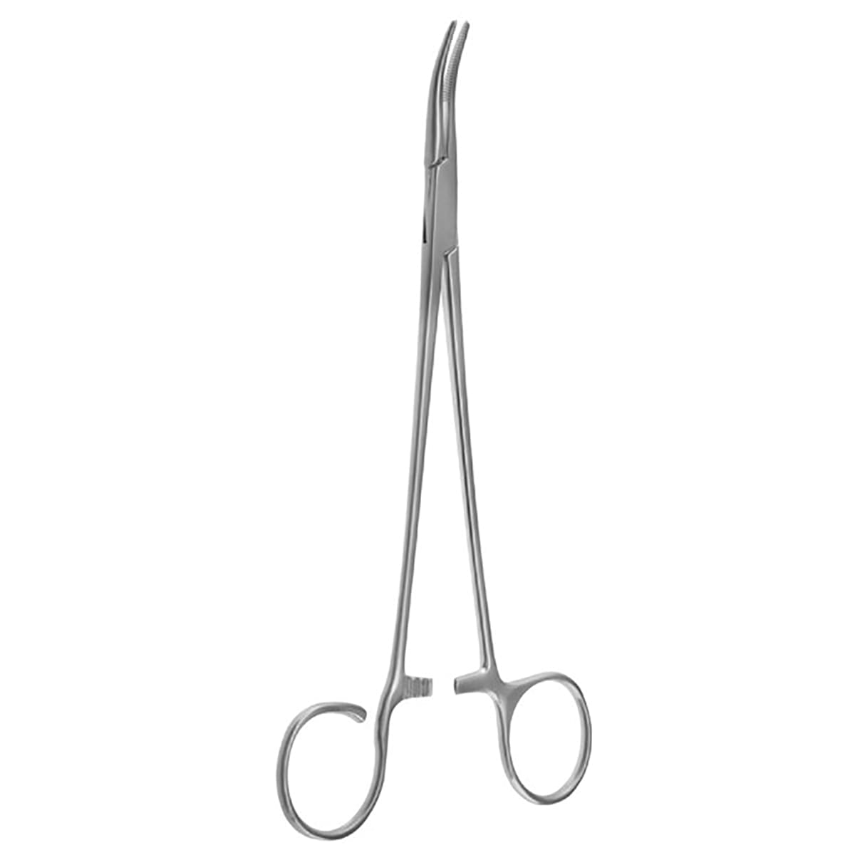 7 1/2" Schnidt-Boettcher Forceps open ring half curve