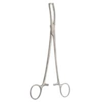 8 1/4" Jacobs Vulsellum Forceps - curved to side