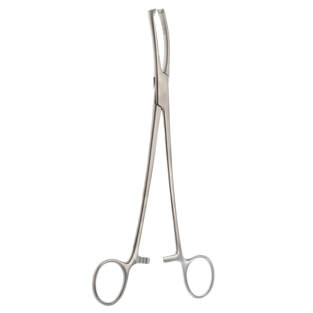 8 1/4" Jacobs Vulsellum Forceps - curved to side