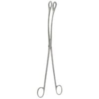 12 1/2" Kelly Ovary & Polypus Forceps - 18mm jaws, curved