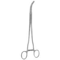 9 1/2" B-Clamp - straight handle acutely curved jaw