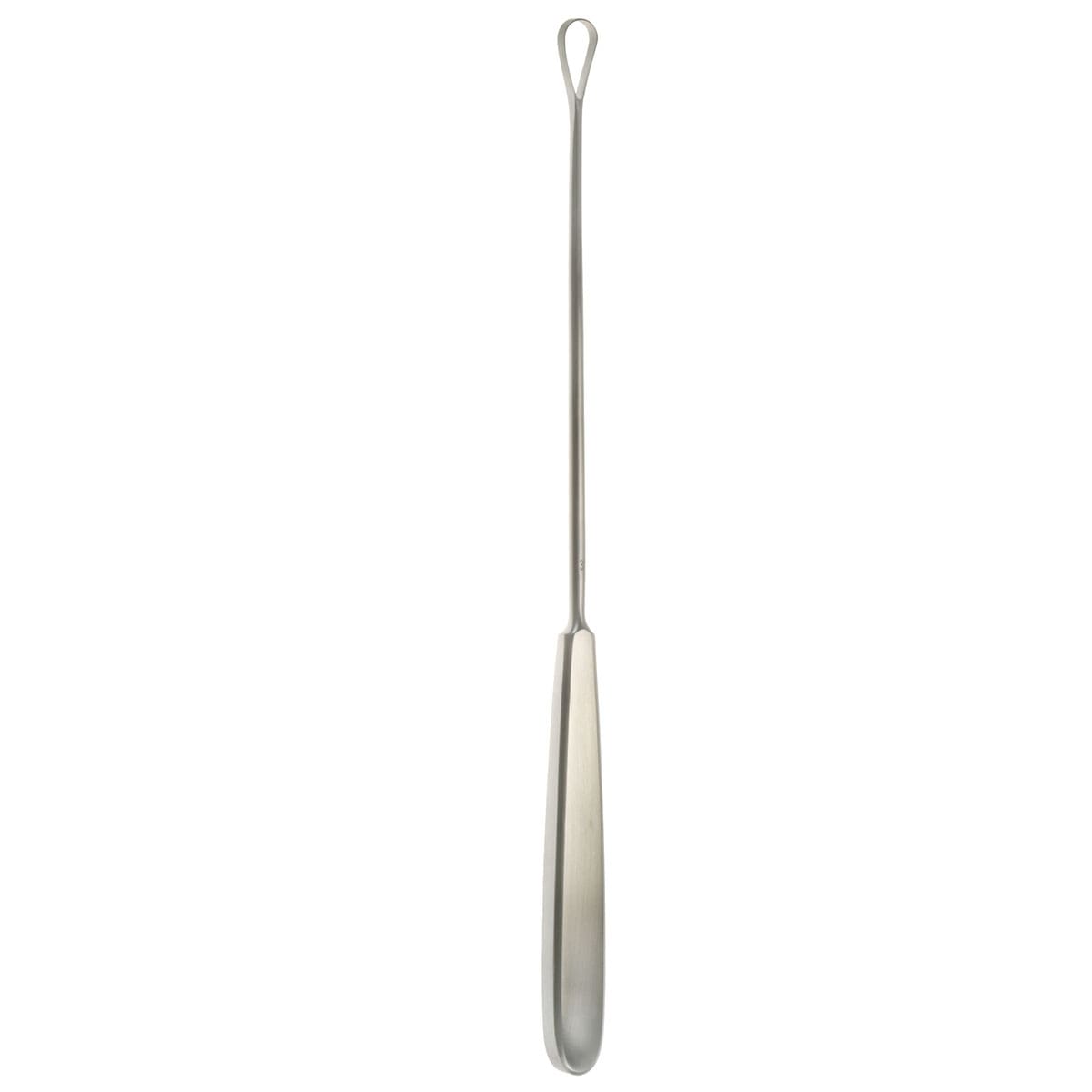 11" Sims Uterine Curette - sharp rigid #3