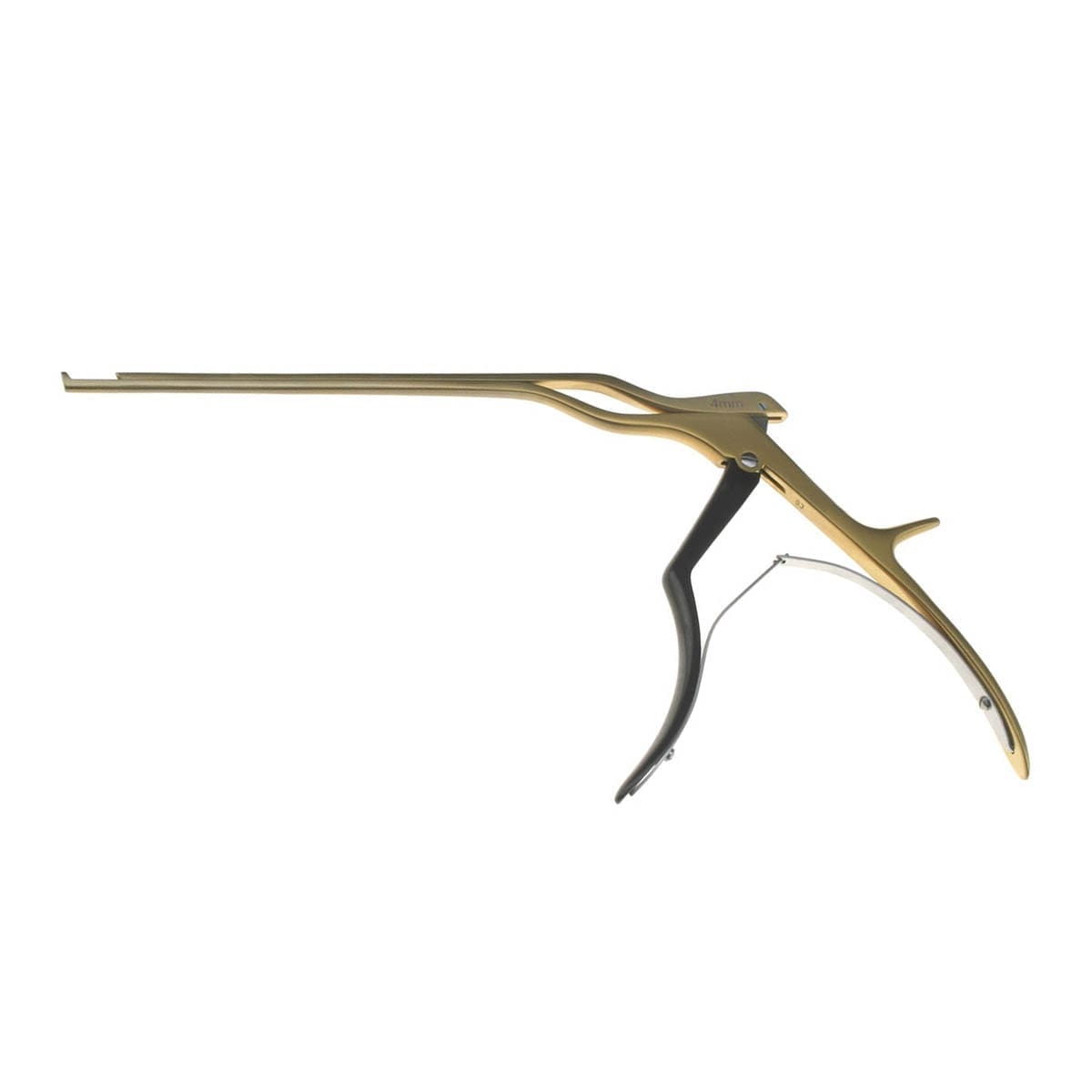 6" Bayonet Kerrison Rongeur 4mm Spurling Handle SuperCoat