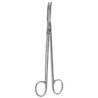 7" Boettcher Tonsil Scissors double edge blade strong curve