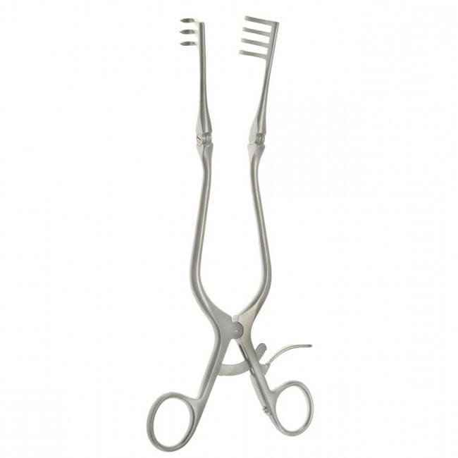 9" Beckman-Weitlaner Retractor 3x4 - sharp