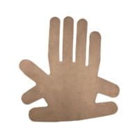 9 1/2" Lead Hands - 2mm thick adult