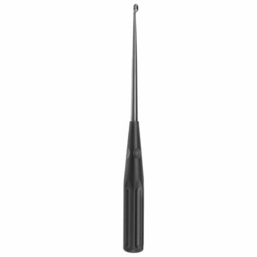 10" Color Cervical Curette - gray Size 3 5.54mm