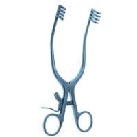 Adson Cerebellum Retractor, 7 1/2" angled, shrp, titanium