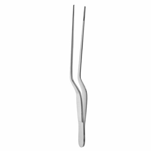 6 1/2" Lucae Dress Forceps - delicate serrated tips bay