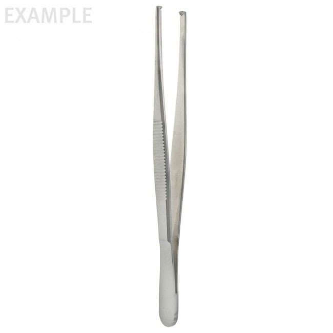 7 1/8" Tissue Forceps - 2x3