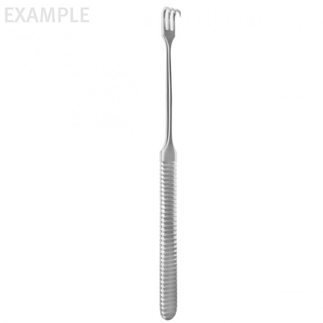 6 3/4" Hook Retractor - 4 prng sharp