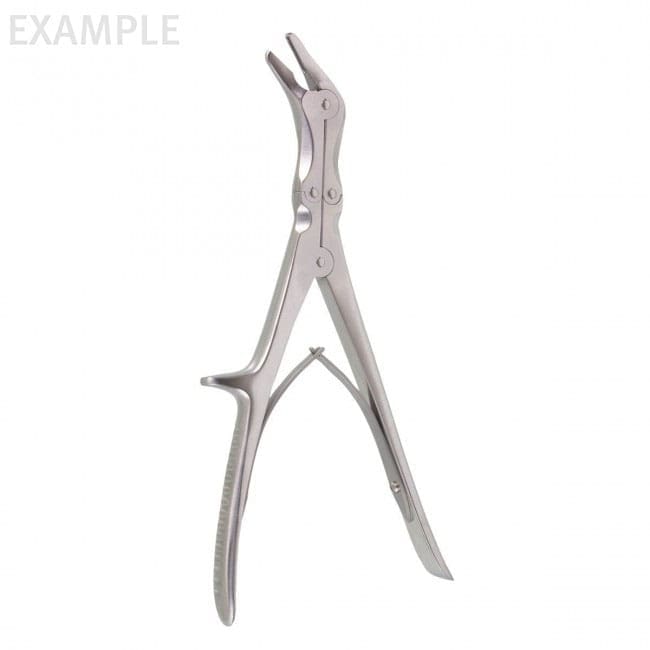 Echlin Rongeur, angled, 2mm bite, 8 3/4"