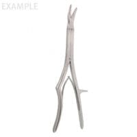 Anterior Double Action Rongeur, 14 3/8", w/ teeth, 12mm