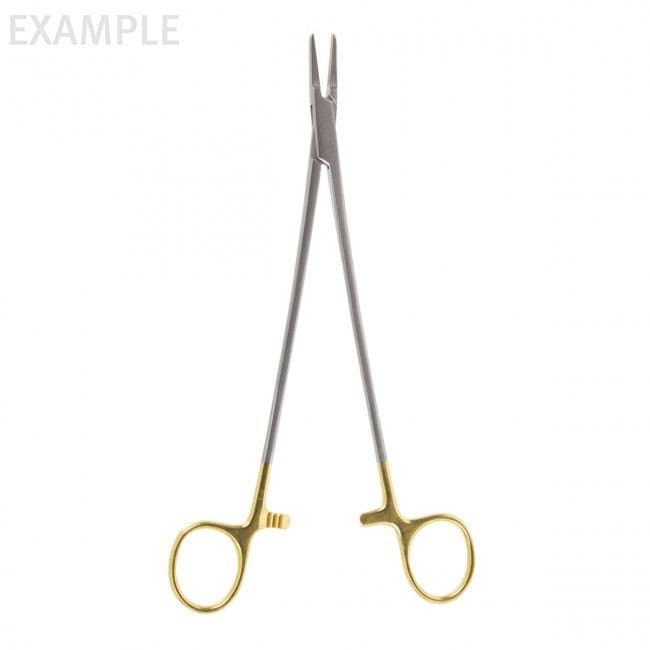 10" Intracardiac "GG" Needle Holder - 2mm tip