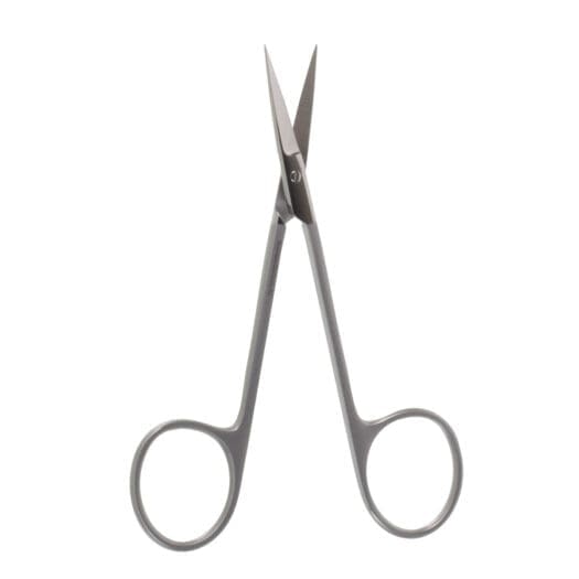 Iris Scissors, Shark Edge, straight, 4 1/2"