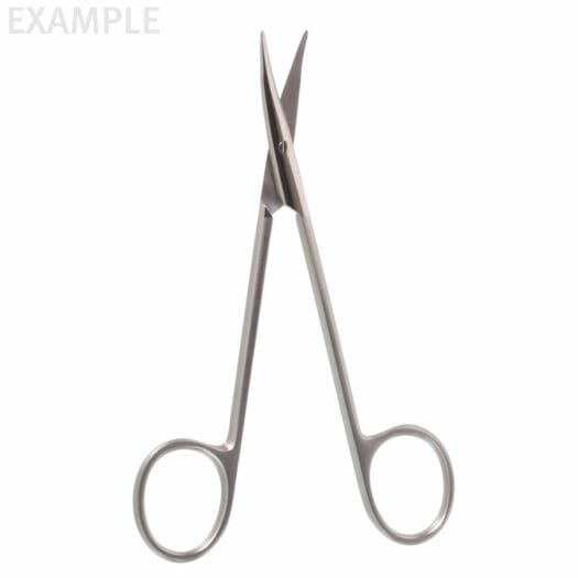 Stevens Scissors, Shark Edge, curved, 4 1/2"