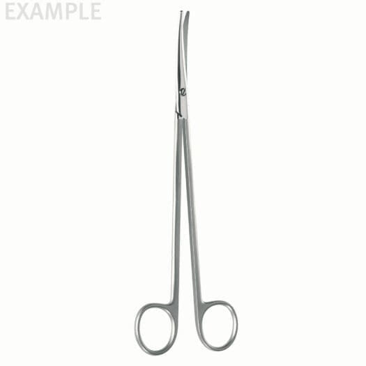 Baby Metz Scissors, Shark Edge, curved, 5"