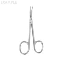 5" Shark-Edge Stevens Scissors - large ergo rings curved