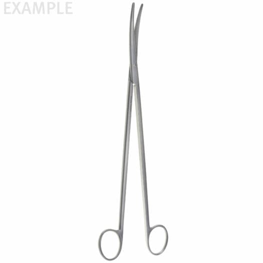 Metz Scissors, Shark Edge, curved, 9"