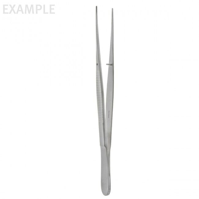8" FineTouch Thumb Tissue Forceps - 1mm