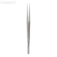 9" FineTouch Ring Tip Forceps - curved
