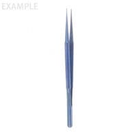 8 1/4" FineTouch Ring Tip Forceps - titanium straight