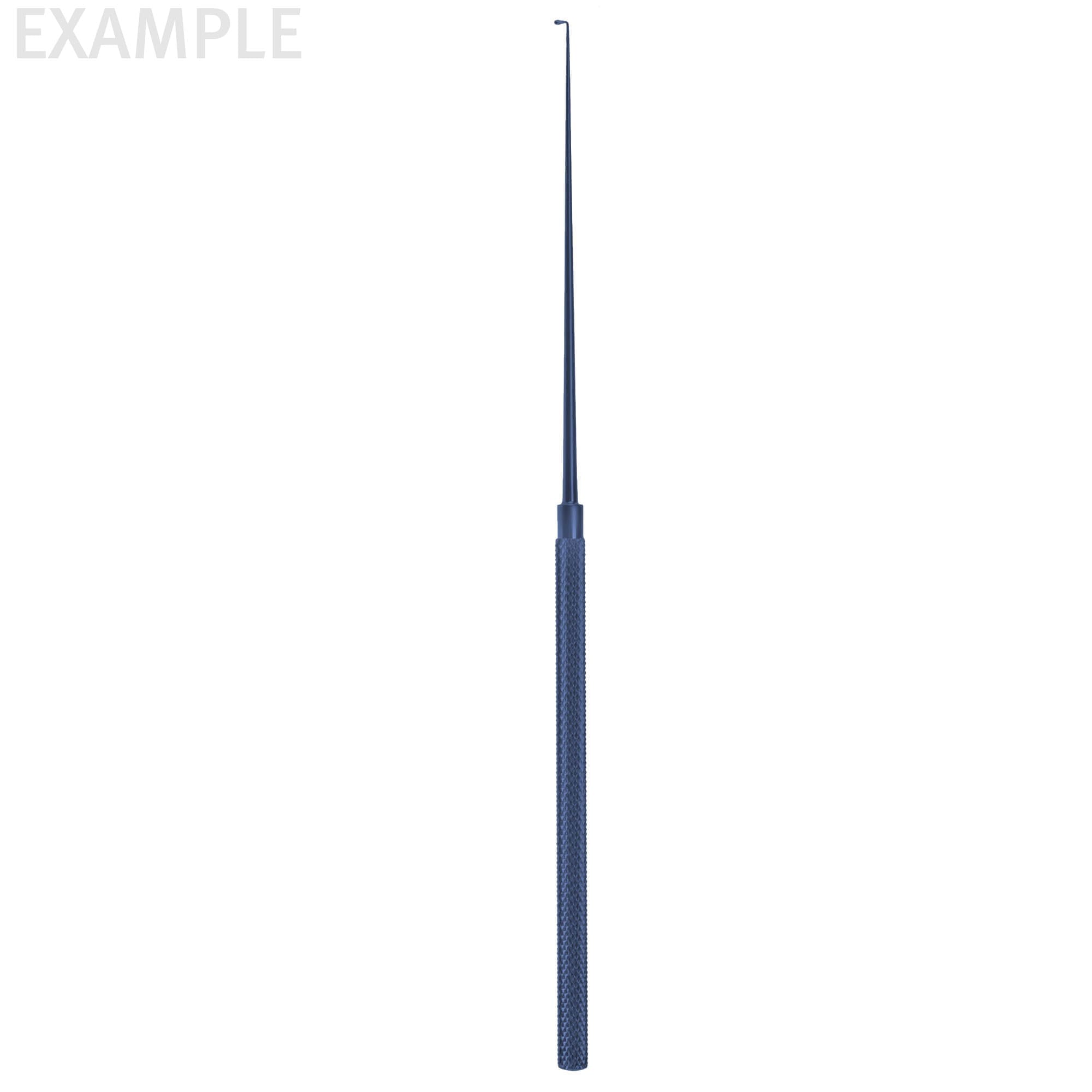 Malis Nerve Hook, Titanium, blunt, 3mm tip, 7 1/4"