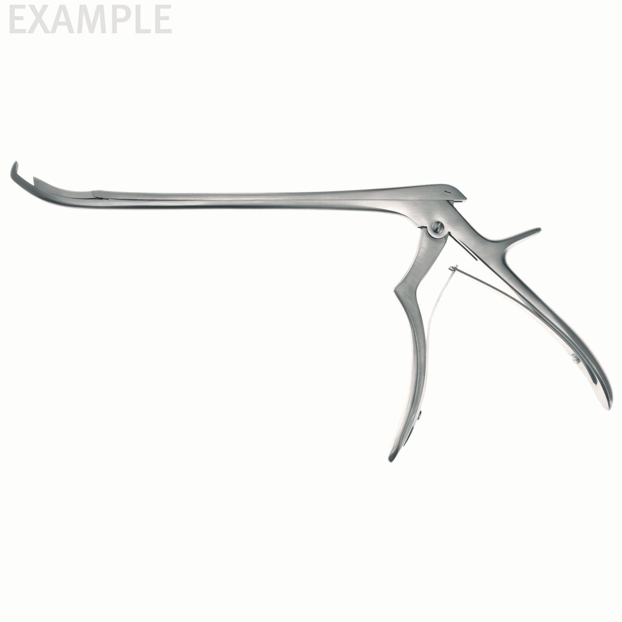 Foraminotomy Rongeur, 10" (200mm) 2mm, Curved Up, 40° up, Hinged Micro Handle, Stainless Steel
