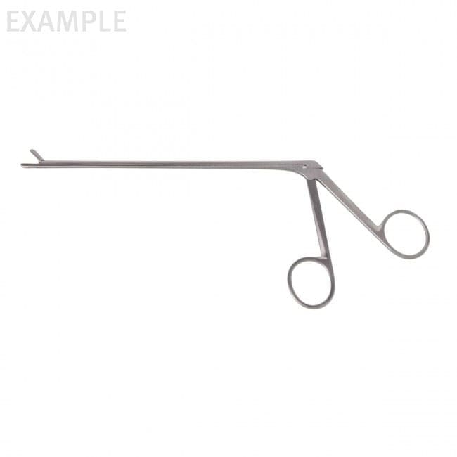 5.5" Decker Forceps 2X6mm curved down