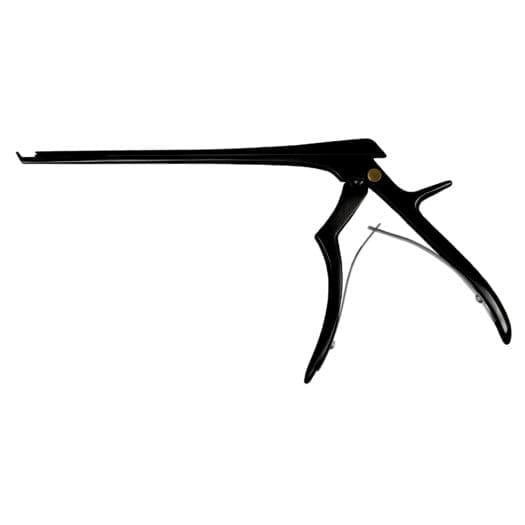 APEX Ejector Rongeur, Micro, 7" (175mm) 3mm, 40° up, Thin Footplate Ceramic Coated, Custom Order